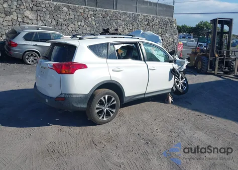 2015 Toyota Rav4 Limited from USA, damaged, VIN 2T3DFREVXFW296268